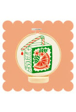 Hook, Line & Tinker Orange Juice Box,  Embroidery Kit