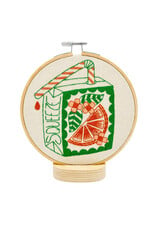 Hook, Line & Tinker Orange Juice Box,  Embroidery Kit