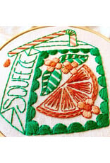 Hook, Line & Tinker Orange Juice Box,  Embroidery Kit