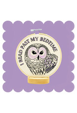 Hook, Line & Tinker I Read Past My Bedtime, Embroidery Kit