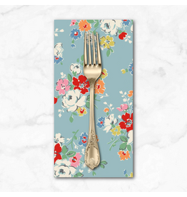 PD's Riley Blake Collection Cath Kidston Signature Collection, Clifton Rose in Blue, Dinner Napkin