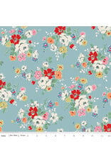 PD's Riley Blake Collection Cath Kidston Signature Collection, Clifton Rose in Blue, Dinner Napkin