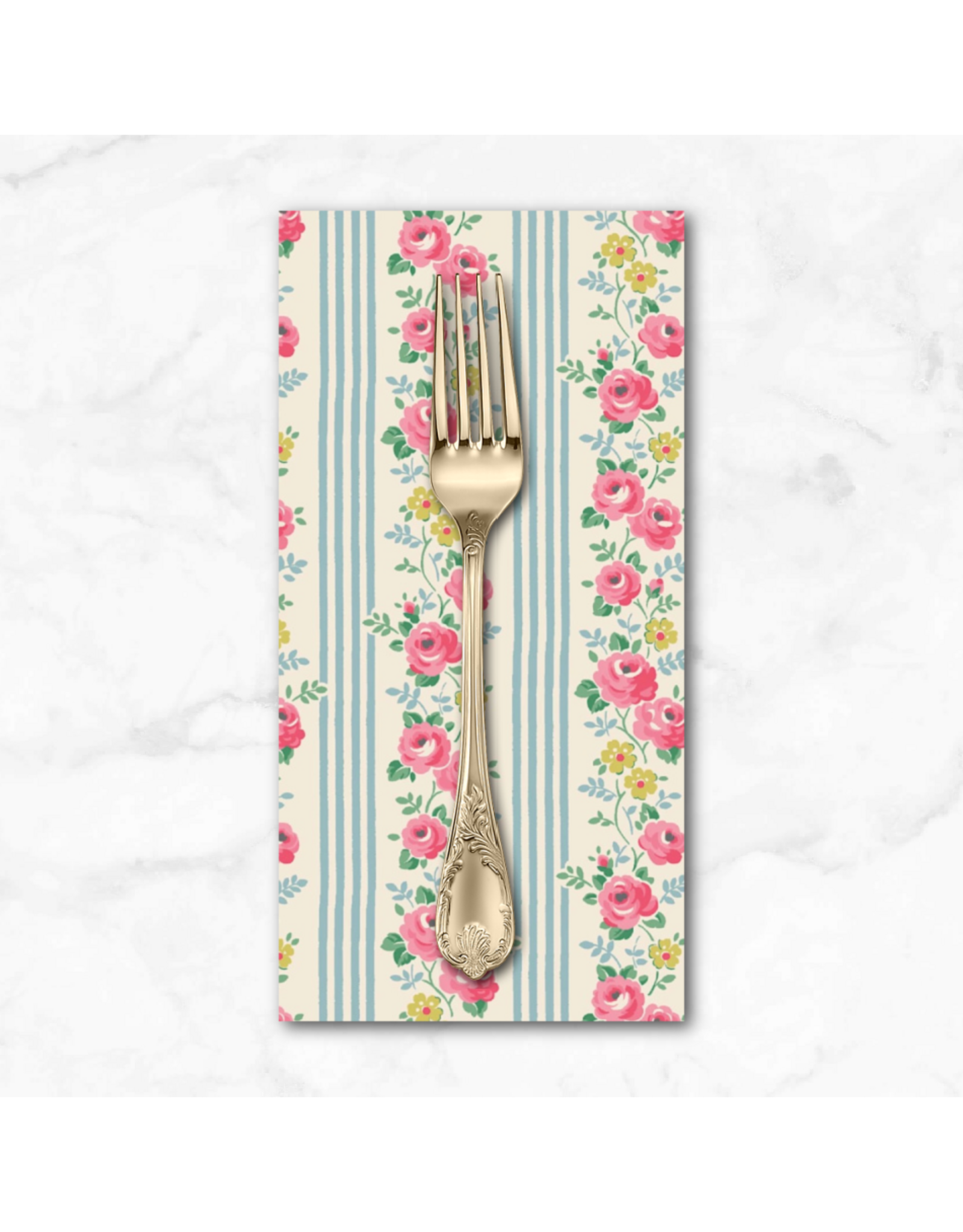 PD's Riley Blake Collection Cath Kidston Signature Collection, Stripe in Blue, Dinner Napkin
