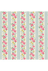 Riley Blake Fabrics Cath Kidston Signature Collection, Stripe in Blue, Fabric Half-Yards