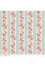Riley Blake Fabrics Cath Kidston Signature Collection, Stripe in Blue, Fabric Half-Yards