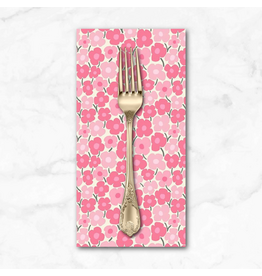 PD's Dear Stella Collection Pink Pony Club, Flower Power in Cream, Dinner Napkin