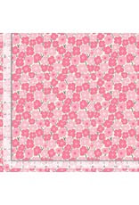 PD's Dear Stella Collection Pink Pony Club, Flower Power in Cream, Dinner Napkin