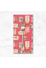 PD's Dear Stella Collection Pink Pony Club, A Perfect Match in Rose, Dinner Napkin