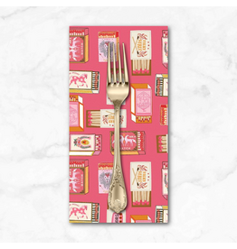 PD's Dear Stella Collection Pink Pony Club, A Perfect Match in Rose, Dinner Napkin