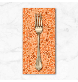 PD's White Owl Textiles Collection Florette in Cara Cara, Dinner Napkin