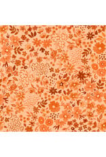 White Owl Textiles Florette in Cara Cara, Fabric Half-Yards