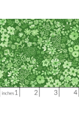 PD's White Owl Textiles Collection Florette in Clover, Dinner Napkin