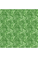 White Owl Textiles Florette in Clover, Fabric Half-Yards