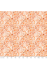 PD's White Owl Textiles Collection Florette in Tangerine, Dinner Napkin