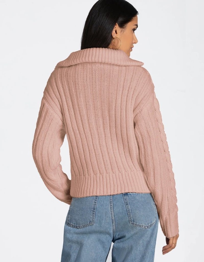 Cable Half Zip Pullover - Quelque Chose