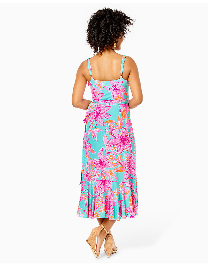 Lilly Pulitzer Fontaine Knee Length Wrap Dress