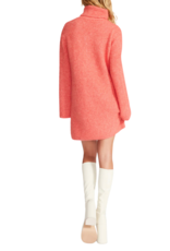 Steve Madden Abbie Sweater Dress - Orange Dot
