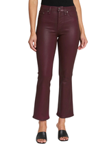 Pistola Lennon High Rise  Crop Boot - Coated Merlot