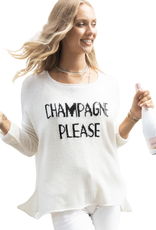 Wooden Ships Champagne Please Crew Lightweight Sweater