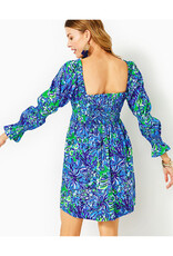 Lilly Pulitzer Beyonca Long Sleeve Smocked Dress