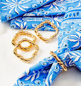 Lilly Pulitzer Square Bamboo Napkin Rings