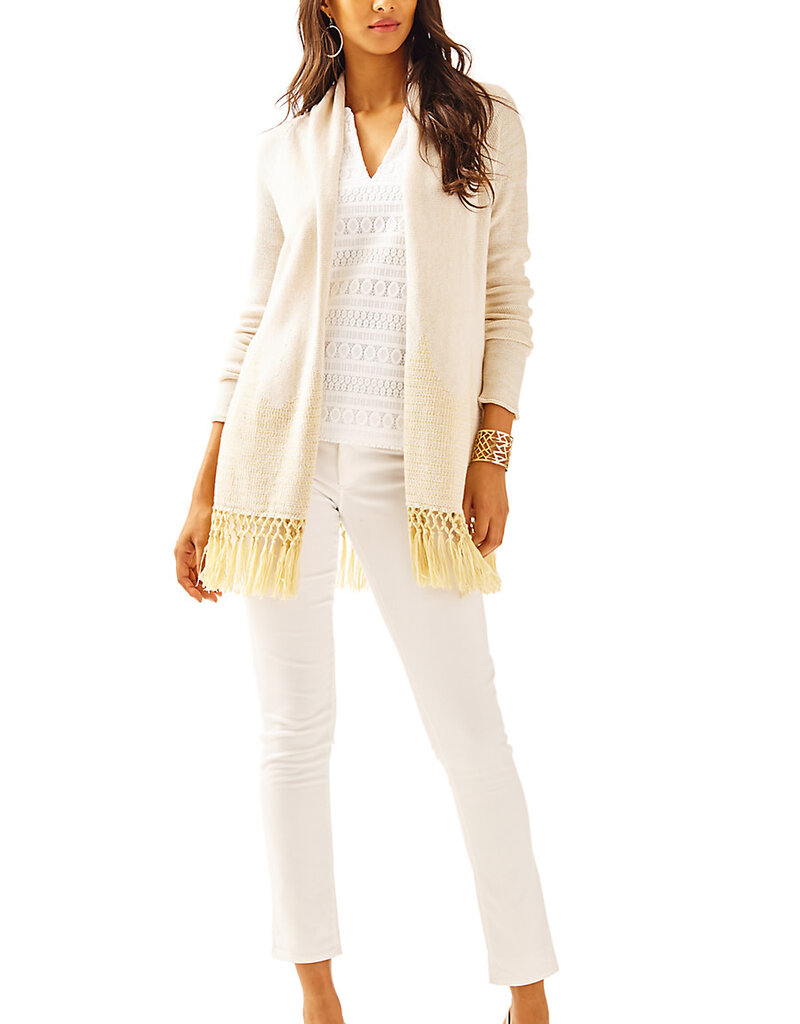 Lilly Pulitzer Tatum Long Fringe Hem Cardigan