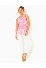 Lilly Pulitzer Kailee Sleeveless Ruffle Printed Top