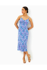 Lilly Pulitzer Keana Satin Midi Slip Dress