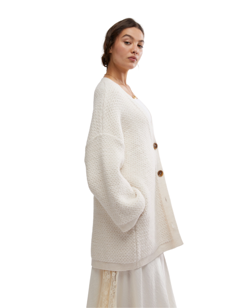 Free People Herringbone Stitch Kimono
