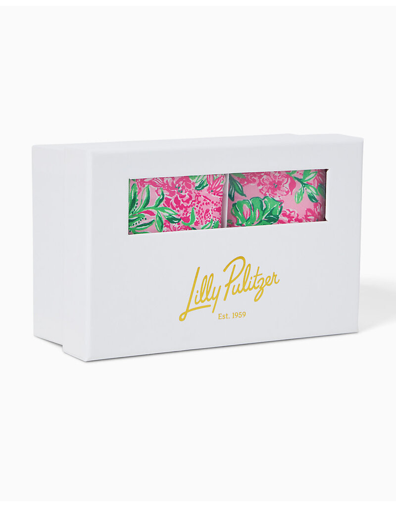 Lilly Pulitzer Men's Stuff Tie and Pocket Square Set