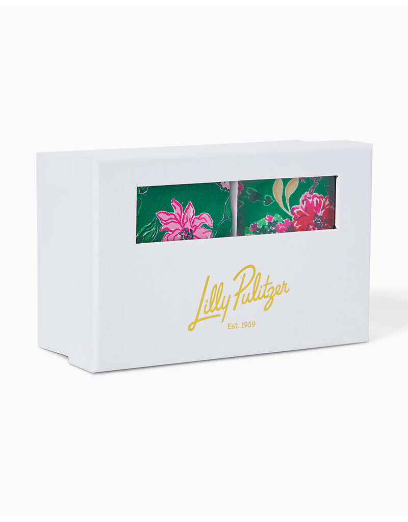 Lilly Pulitzer Men's Stuff Tie and Pocket Square Set