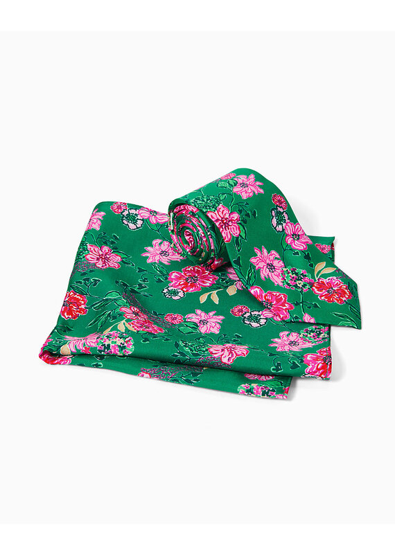 Lilly Pulitzer Men's Stuff Tie and Pocket Square Set