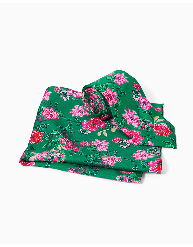 Lilly Pulitzer Men's Stuff Tie and Pocket Square Set