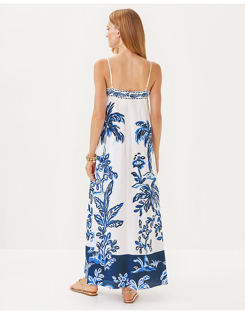 Lilly Pulitzer Jesslyn Silk Maxi Slip Dress