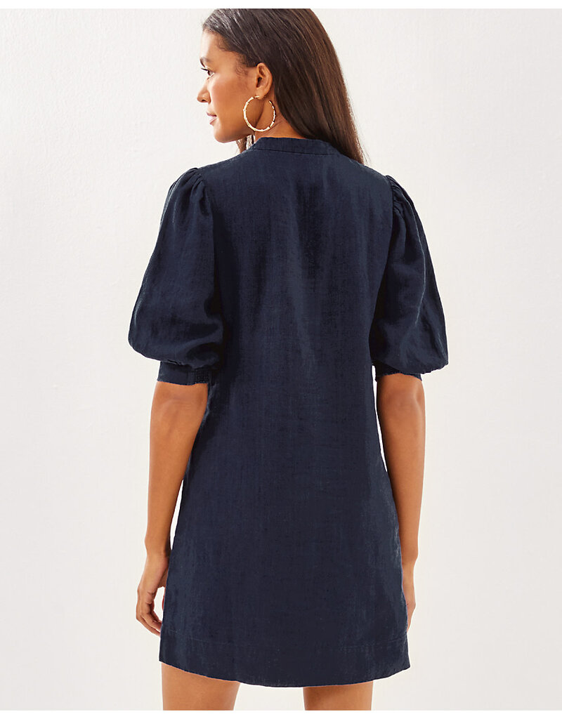 Lilly Pulitzer Mialeigh Elbow Sleeve Linen Dress