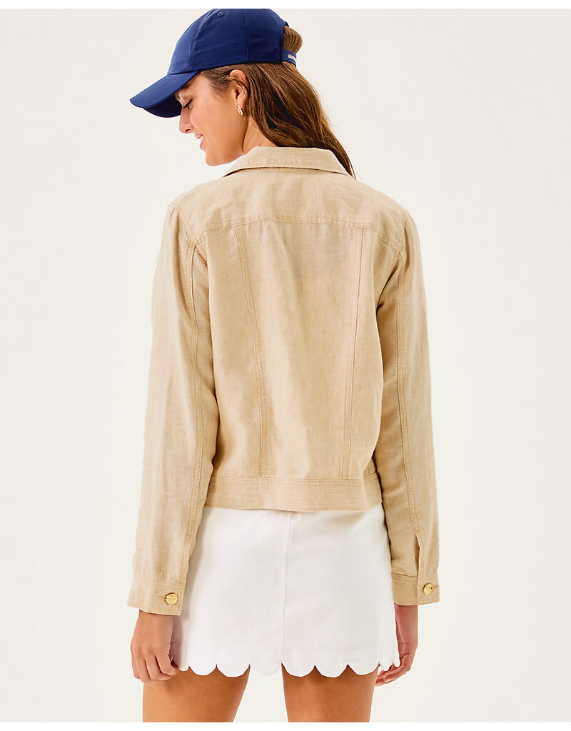 Lilly Pulitzer Seaspray Linen Jacket