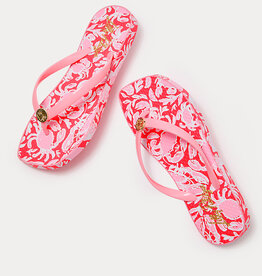 Lilly Pulitzer Sandsational Square Toe Flip Flop
