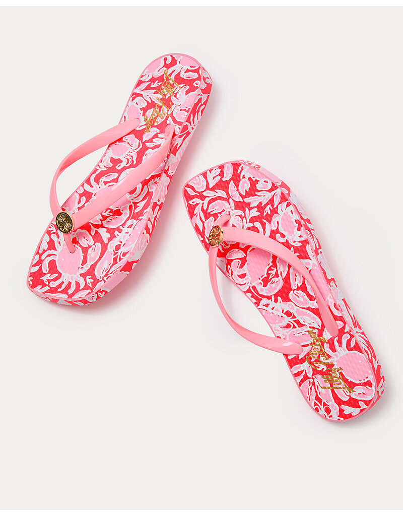 Lilly Pulitzer Sandsational Square Toe Flip Flop