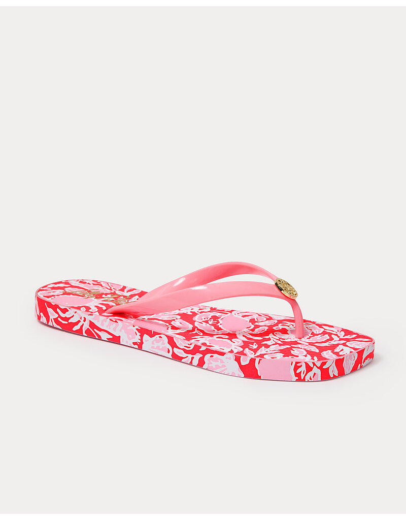 Lilly Pulitzer Sandsational Square Toe Flip Flop