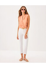 Lilly Pulitzer Kavalla Sleeveless Ruffle Top