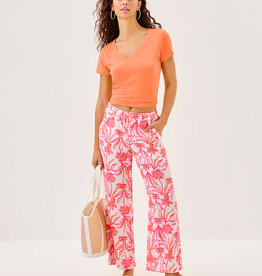 Lilly Pulitzer Brawley Printed Linen Crop Pant