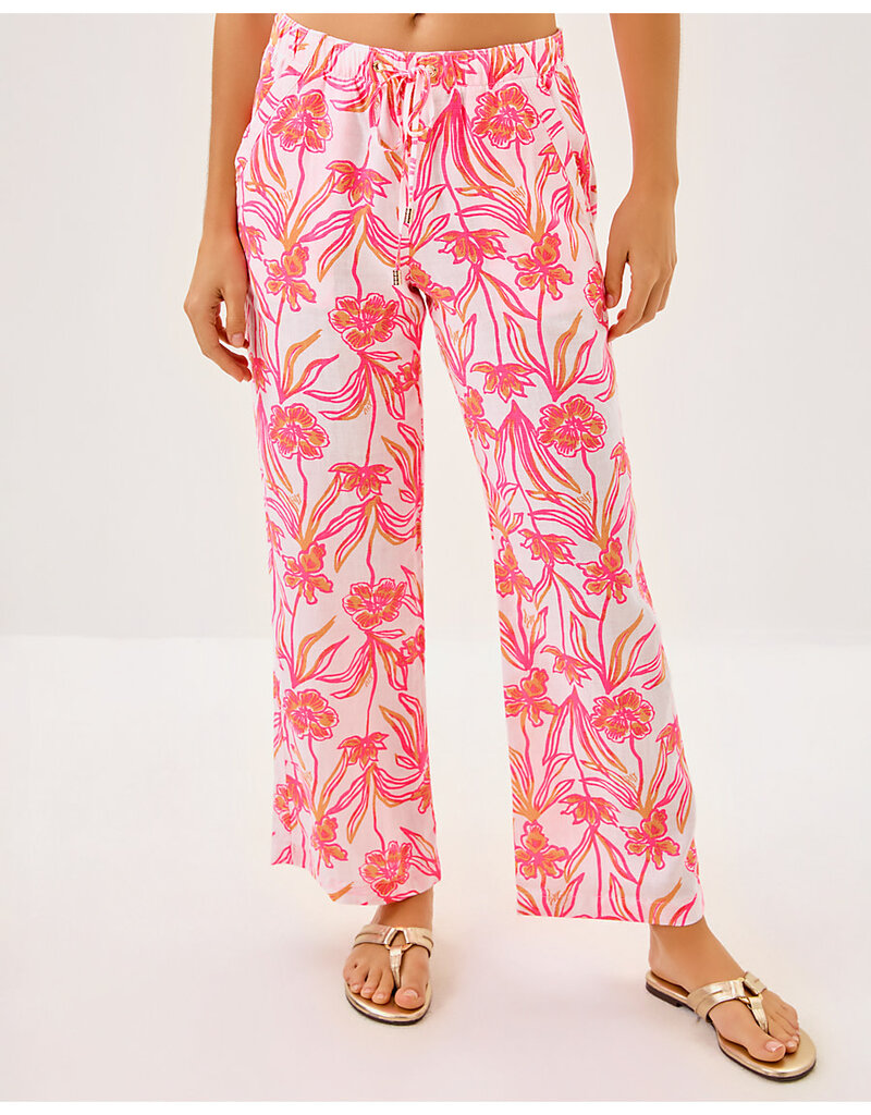 Lilly Pulitzer Brawley Printed Linen Crop Pant