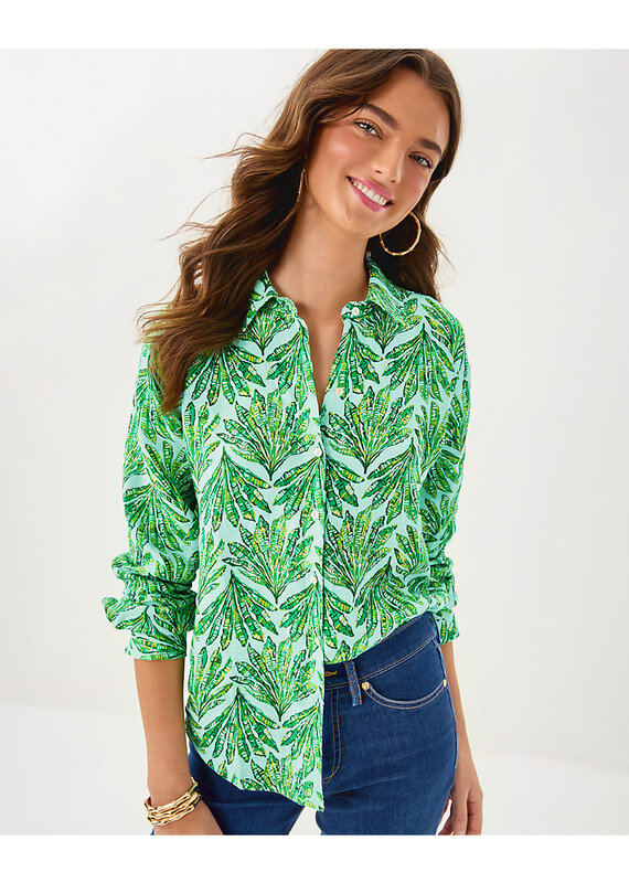 Lilly Pulitzer Sea View Button Down