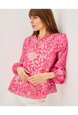 Lilly Pulitzer Giana Long Sleeve Silk Top