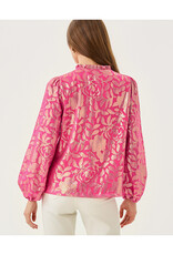 Lilly Pulitzer Giana Long Sleeve Silk Top