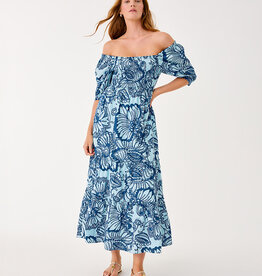 Lilly Pulitzer Hadley Short Sleeve Smocked Maxi Dress