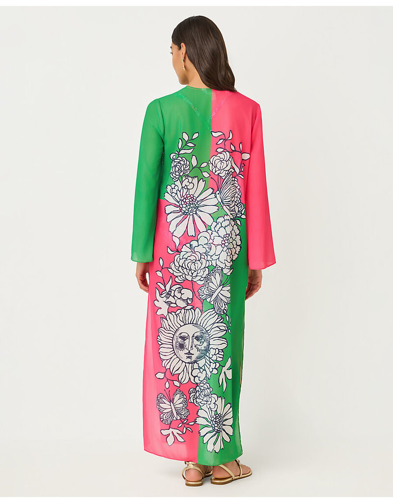 Lilly Pulitzer Perry Long Sleeve Maxi Coverup