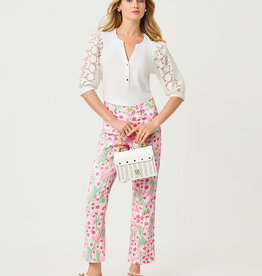 Lilly Pulitzer Annet High Rise Crop Flare Printed