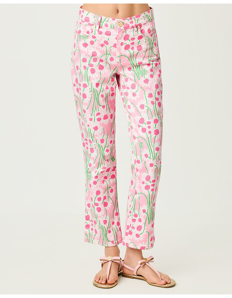 Lilly Pulitzer Annet High Rise Crop Flare Printed