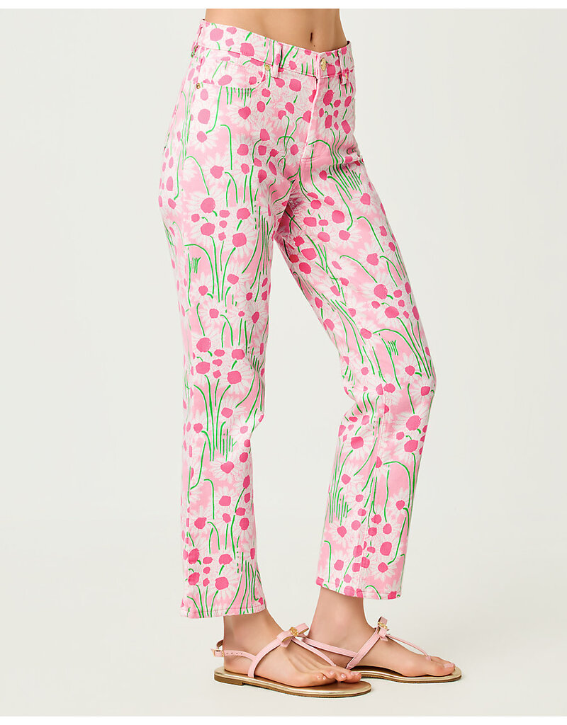 Lilly Pulitzer Annet High Rise Crop Flare Printed